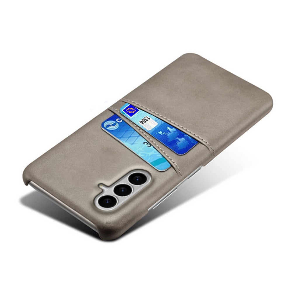 Samsung Galaxy S26 EIDERWOOD Kunstskinn Deksel m. Kortholder - Grå