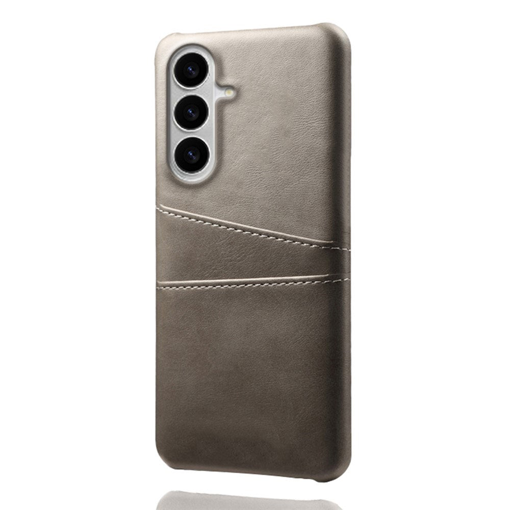 Samsung Galaxy S26 EIDERWOOD Kunstskinn Deksel m. Kortholder - Grå