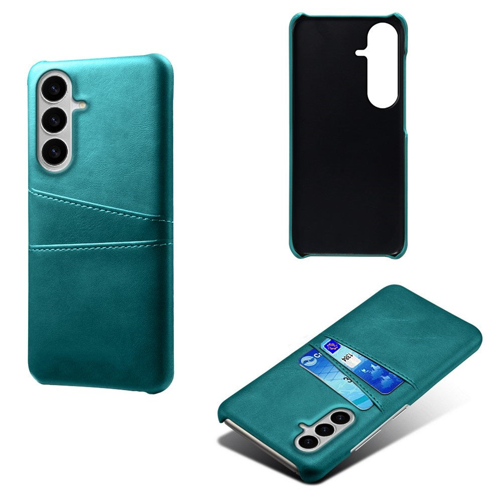 Samsung Galaxy S26 EIDERWOOD Kunstskinn Deksel m. Kortholder - Grønn