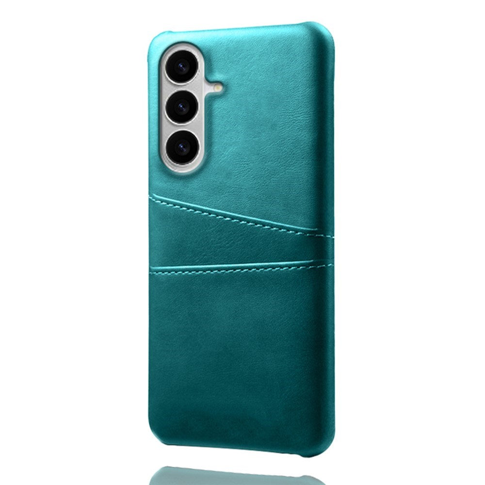 Samsung Galaxy S26 EIDERWOOD Kunstskinn Deksel m. Kortholder - Grønn