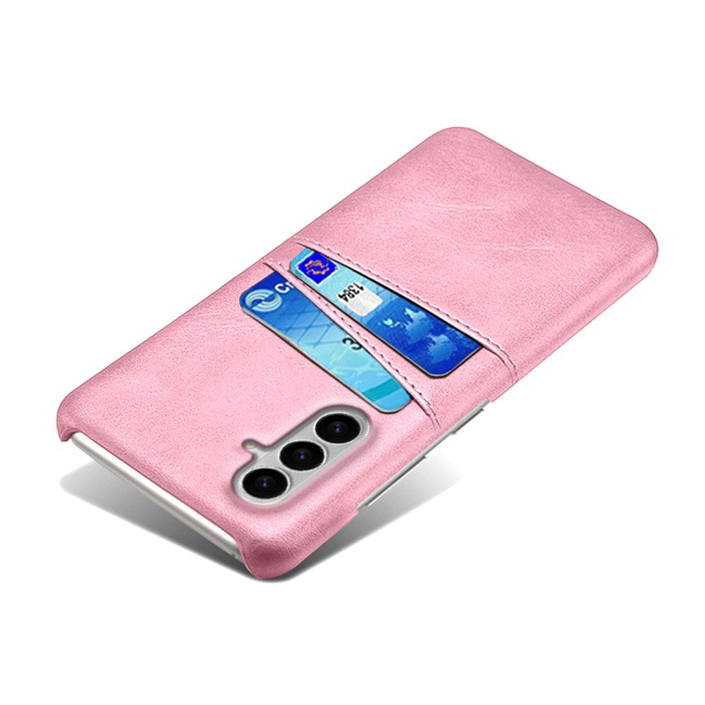 Samsung Galaxy S26 EIDERWOOD Kunstskinn Deksel m. Kortholder - Rosa