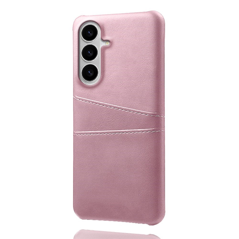 Samsung Galaxy S26 EIDERWOOD Kunstskinn Deksel m. Kortholder - Rosa