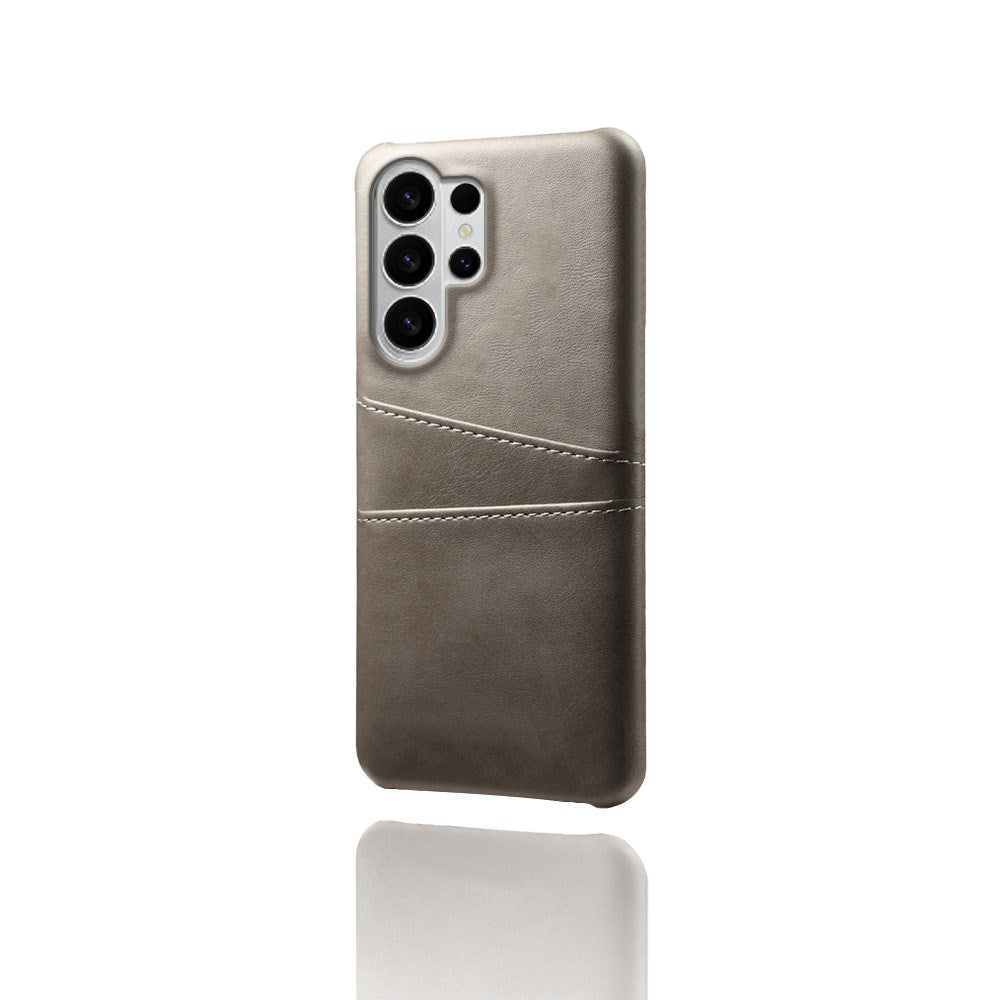 Samsung Galaxy S26 Ultra EIDERWOOD Kunstskinn Deksel m. Kortholder - Grå