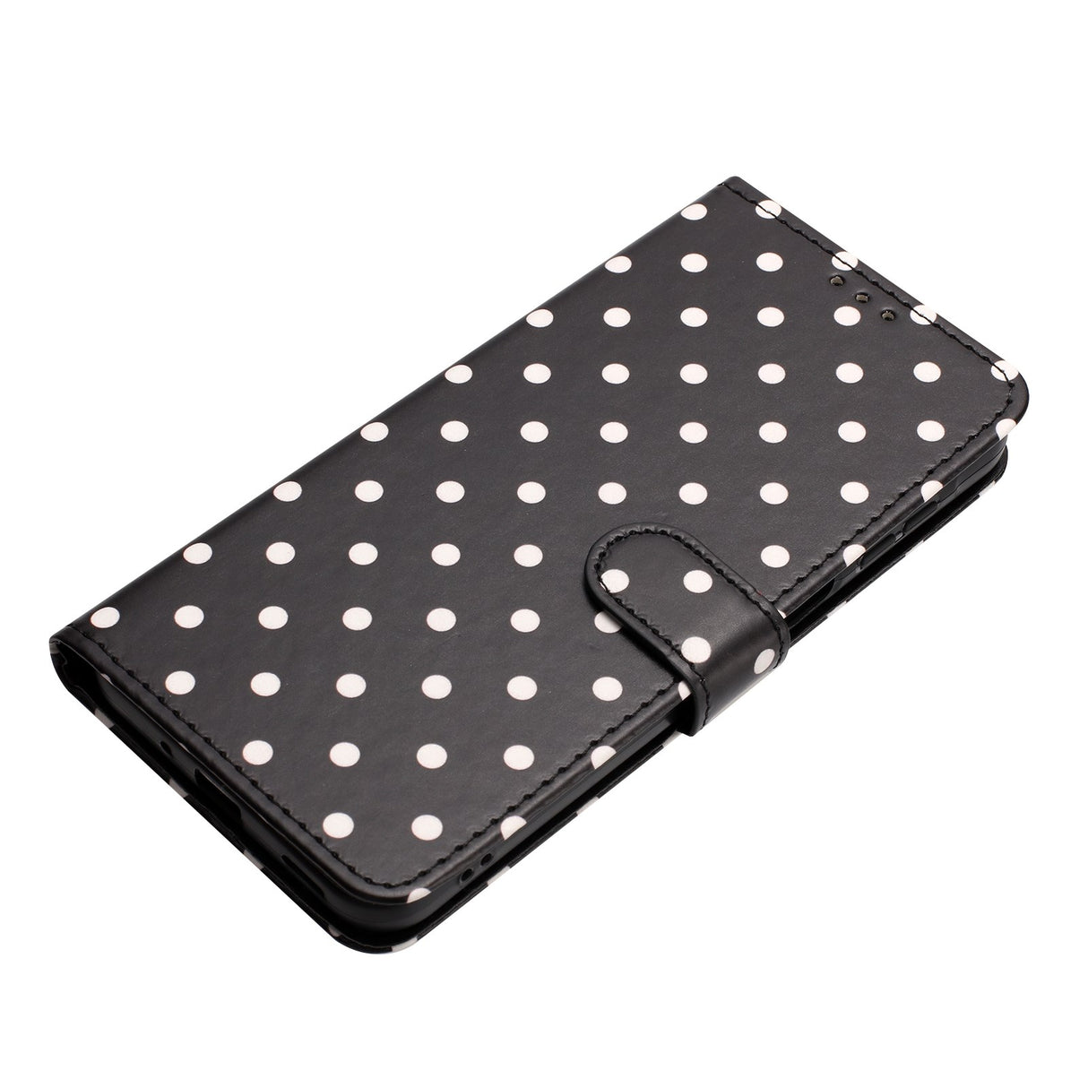 EIDERWOOD Xiaomi 17 Pro Kunstskinn Flip Deksel m. Polka Design - Svart