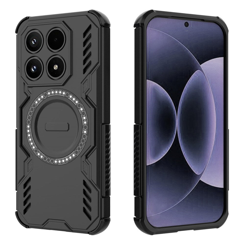 Xiaomi 17 EIDERWOOD Hybrid Håndverkerdeksel m. Varmeutslipp - Svart