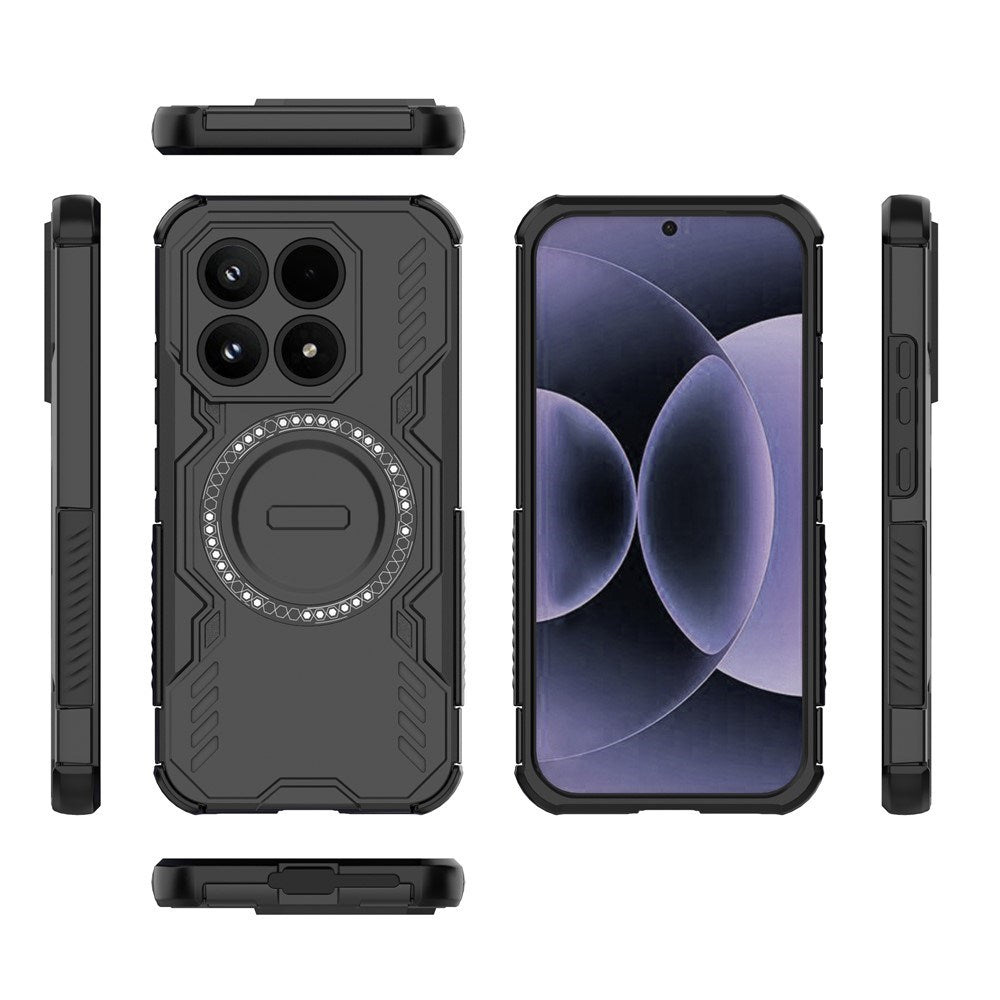 Xiaomi 17 EIDERWOOD Hybrid Håndverkerdeksel m. Varmeutslipp - Svart