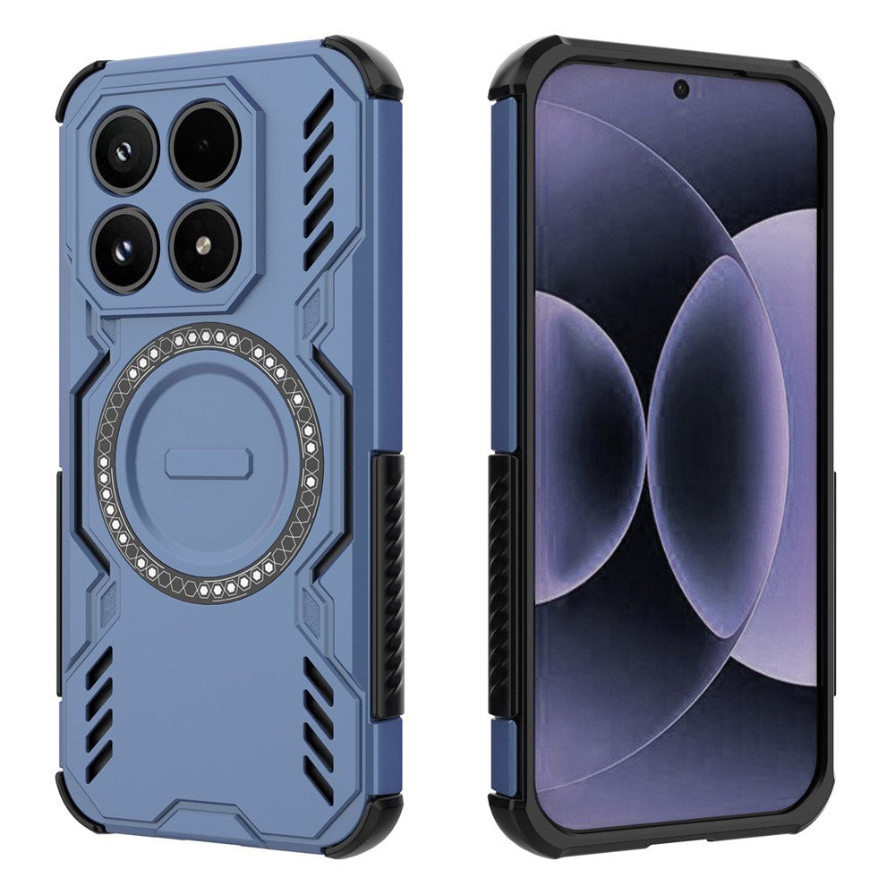 Xiaomi 17 EIDERWOOD Hybrid Håndverkerdeksel m. Varmeutslipp - Blå