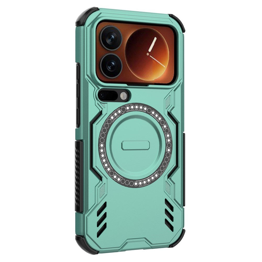 Xiaomi 17 Pro EIDERWOOD Hybrid Håndverkerdeksel m. Varmeutslipp - Grønn