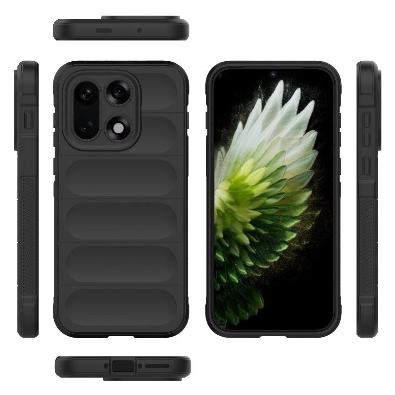 EIDERWOOD OnePlus 15 Håndverker Bakdeksel + Skjermbeskytter i Herdet Glass - Svart