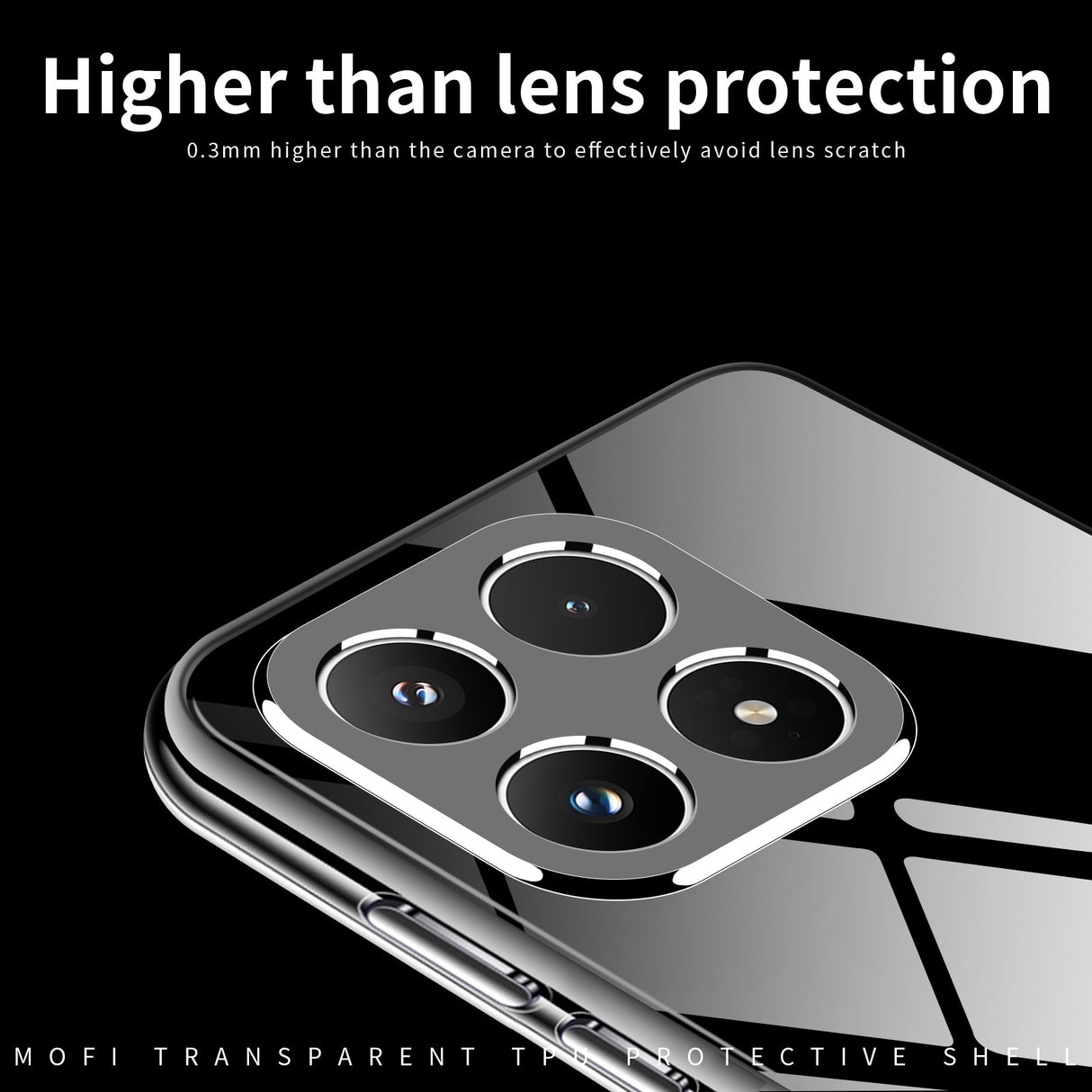 Xiaomi 17 MOFI Slim Plast Deksel - Gjennomsiktig