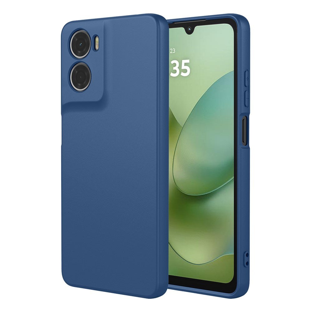 Motorola Moto G06 EIDERWOOD Fleksibelt Plast Deksel - Blå