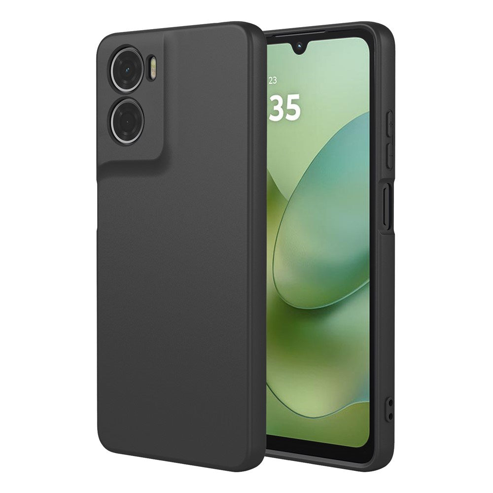 Motorola Moto G06 EIDERWOOD Fleksibelt Plast Deksel - Svart