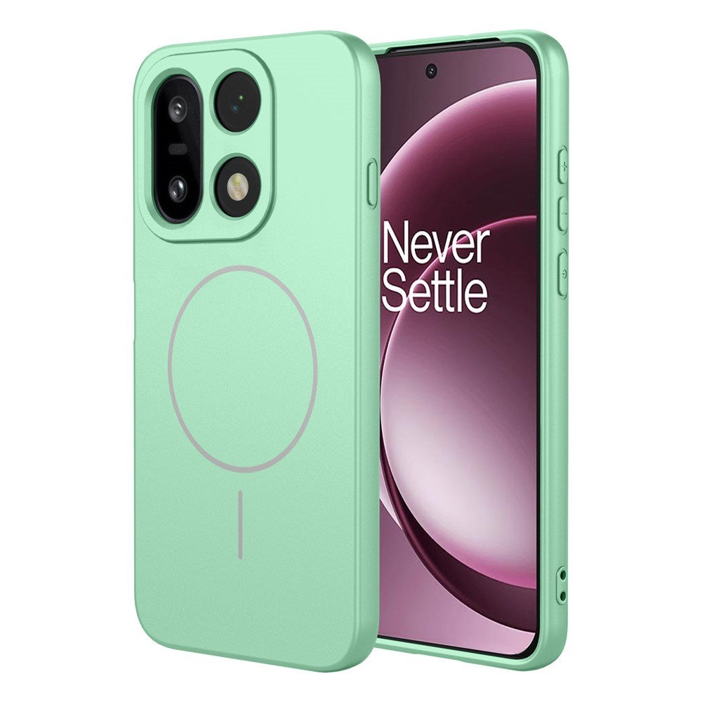 EIDERWOOD OnePlus 15 Fleksibelt Plast Deksel - MagSafe Kompatibel - Myntegrønn