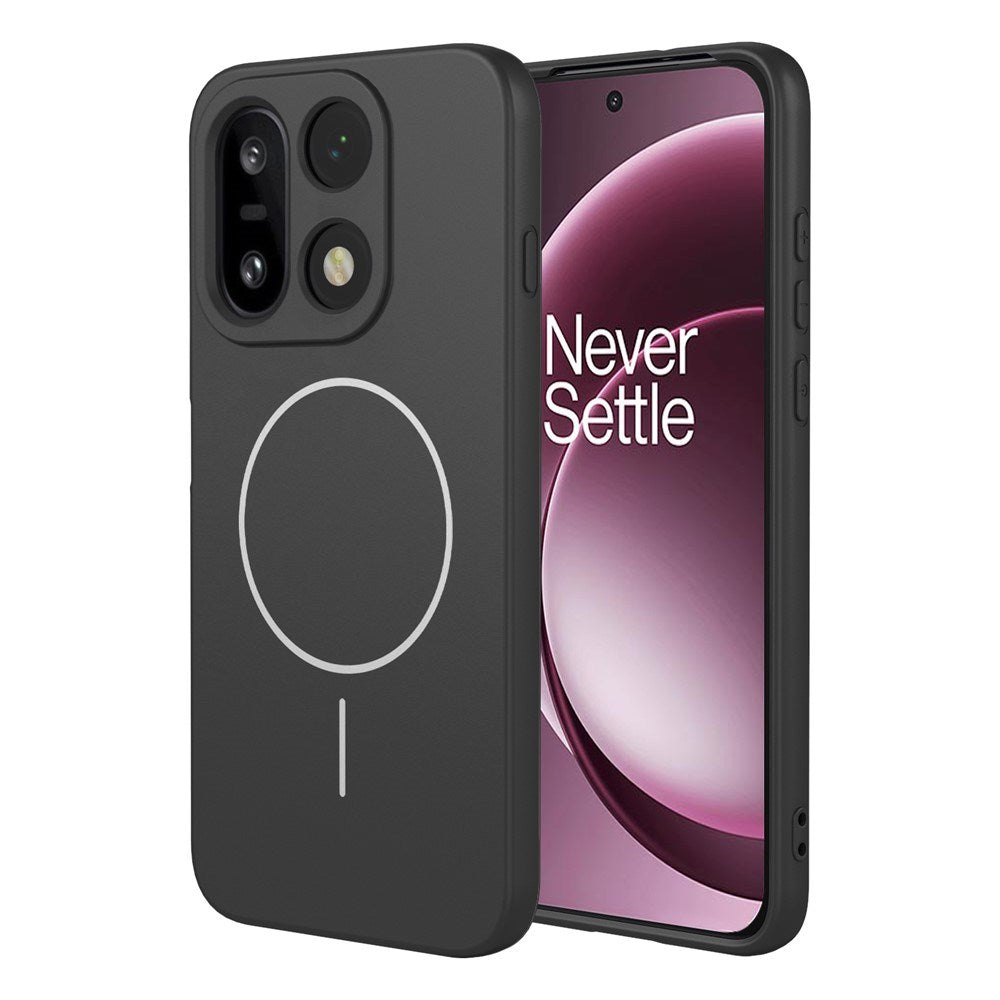 EIDERWOOD OnePlus 15 Fleksibelt Plast Deksel - MagSafe Kompatibel - Svart