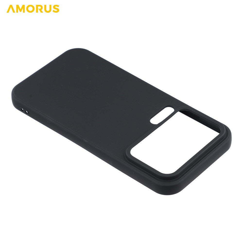 Xiaomi 17 Pro Amorus Fleksibelt Plast Deksel - Svart