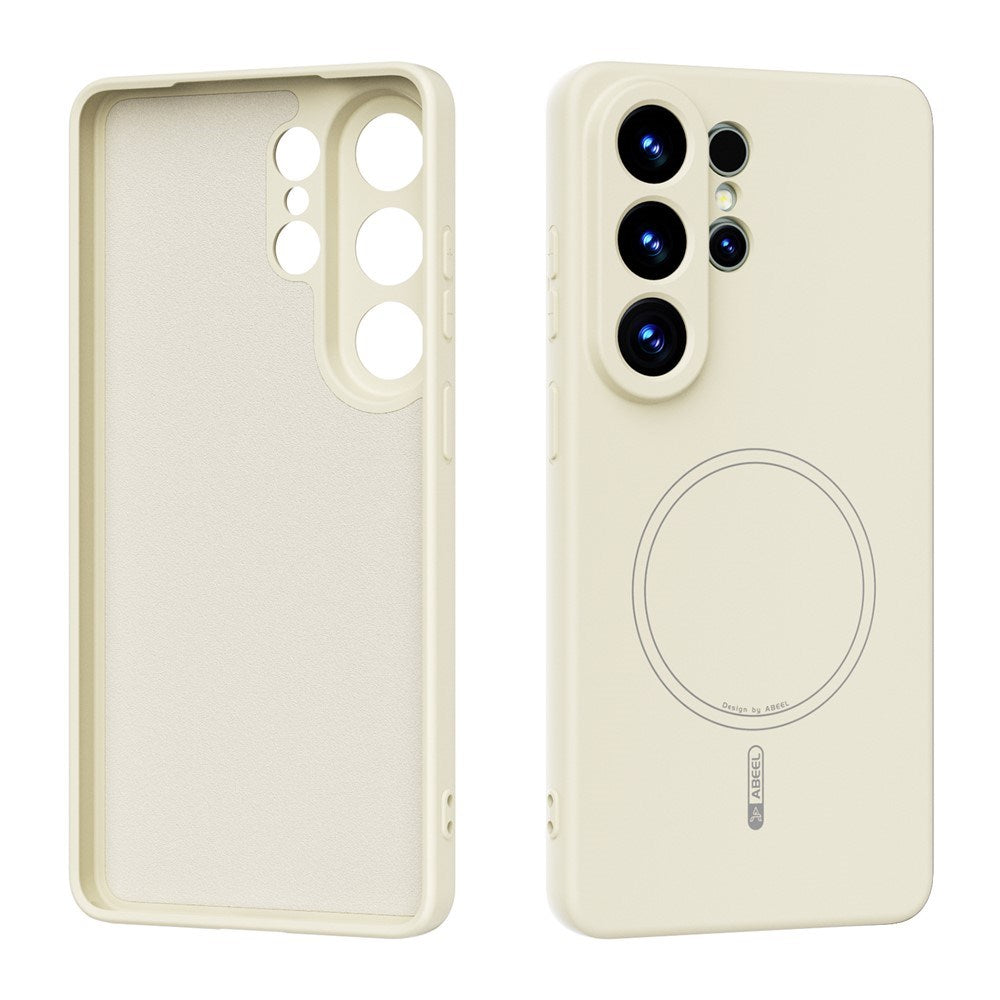 Samsung Galaxy S26 Ultra Silikon Deksel – MagSafe Kompatibel – Beige
