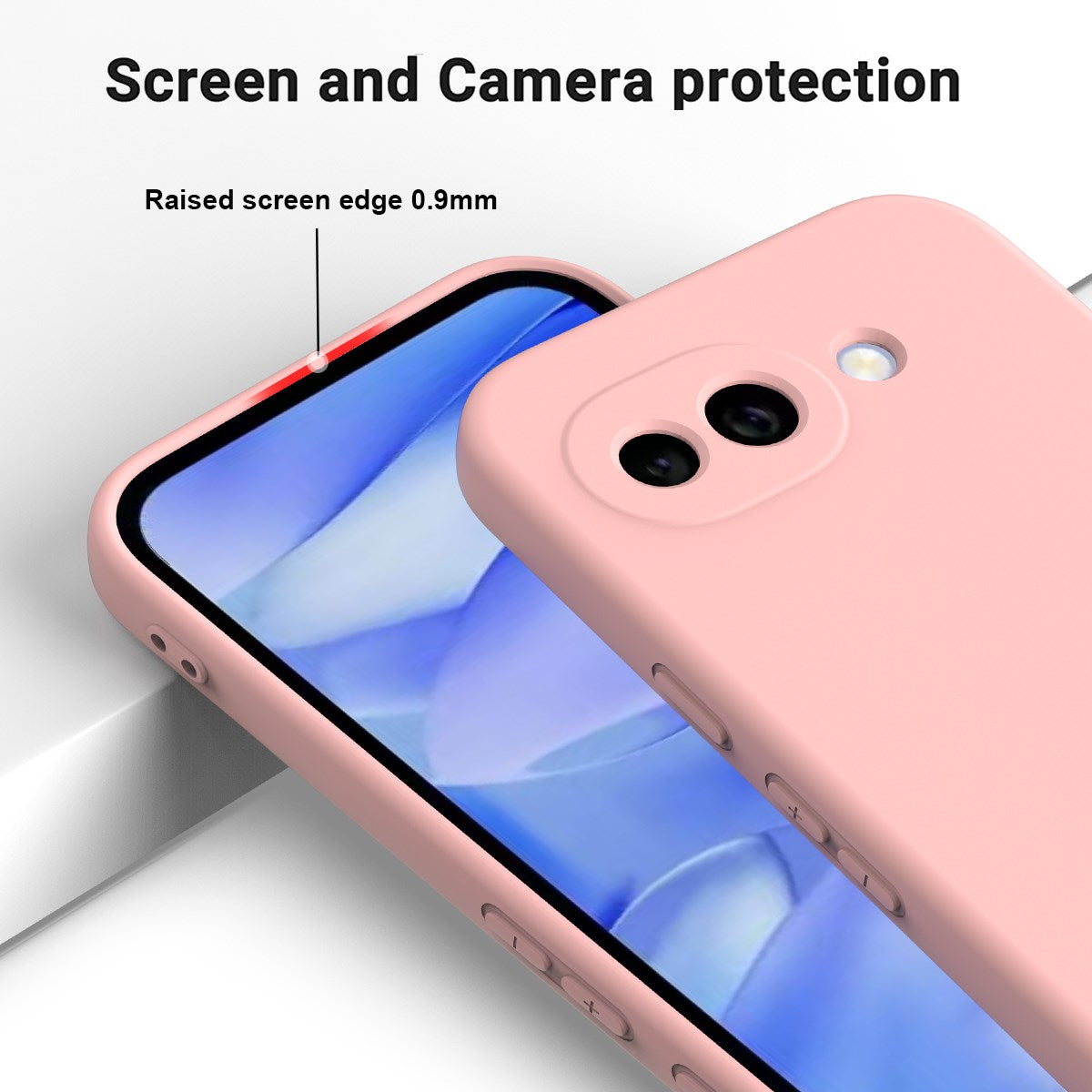 Google Pixel 10a EIDERWOOD Fôret Silikon Deksel m. Rem - Rosa