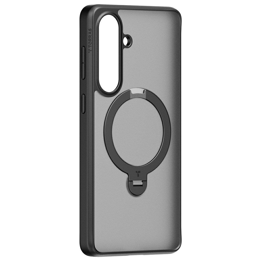 Samsung Galaxy S26+ (Plus) TORRAS Ostand Q3 Spin Hybrid Plast Deksel m. Kickstand - MagSafe Kompatibel - Svart