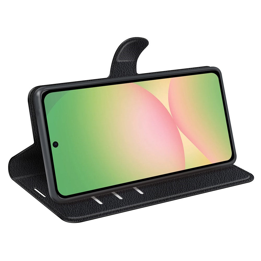 EIDERWOOD Samsung Galaxy A57 Kunstskinn Flip Deksel m. Kortholder & Ståfunksjon - Svart