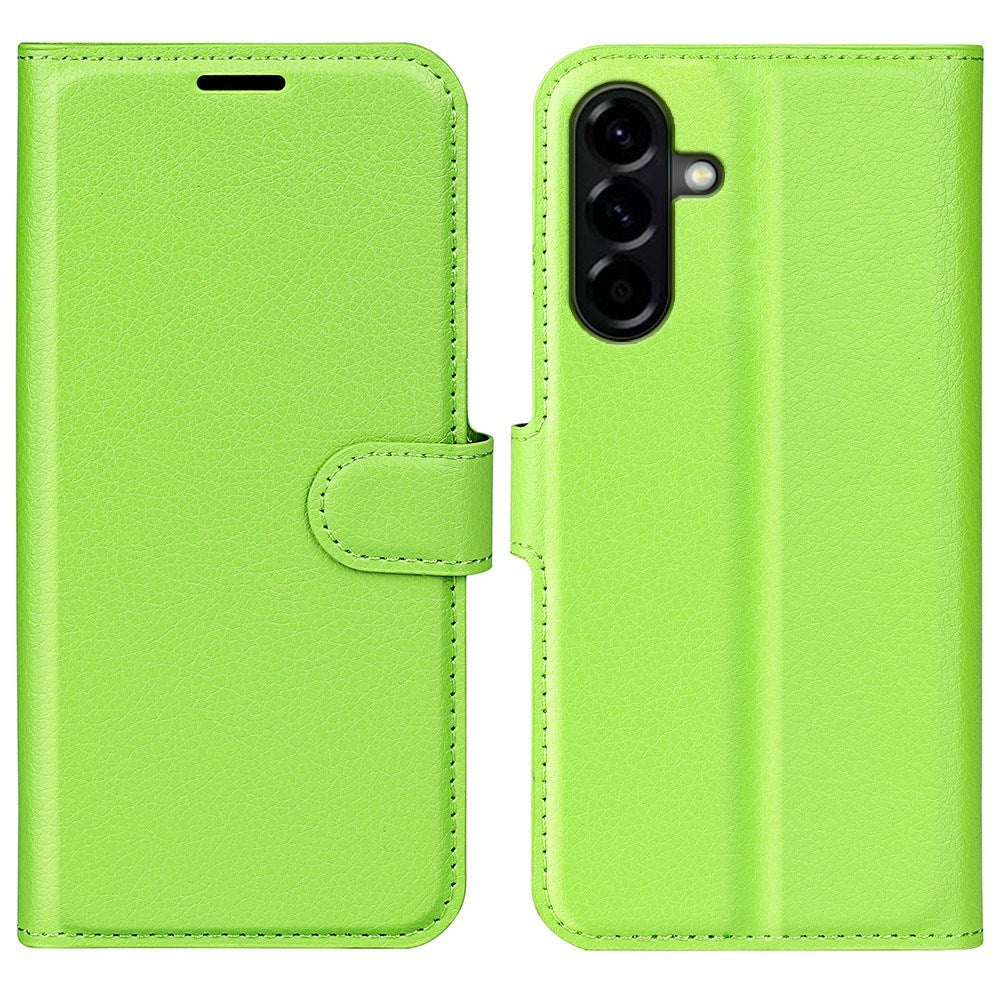 EIDERWOOD Samsung Galaxy A57 Kunstskinn Flip Deksel m. Kortholder & Ståfunksjon - Grønn