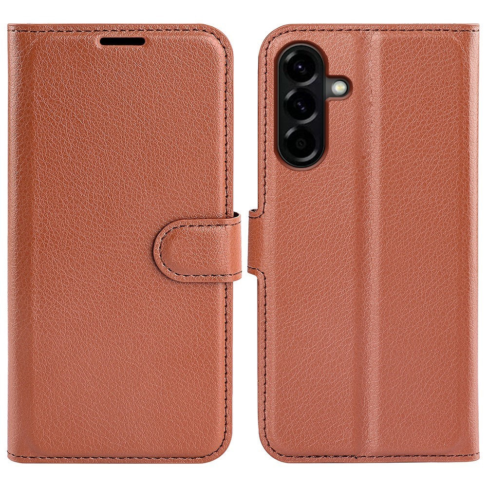EIDERWOOD Samsung Galaxy A57 Kunstskinn Flip Deksel m. Kortholder & Ståfunksjon - Brun