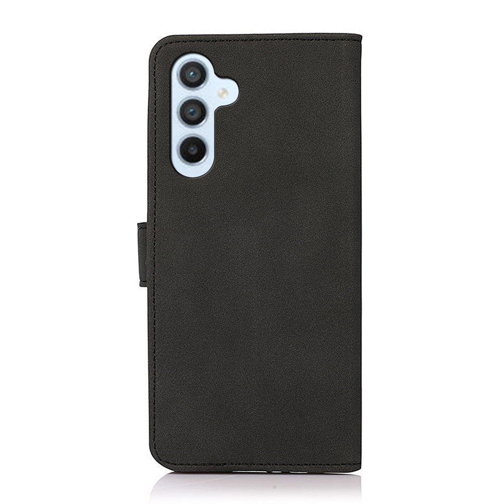 Samsung Galaxy A37 Kunstskinn Flip Deksel med Kortholder - Svart