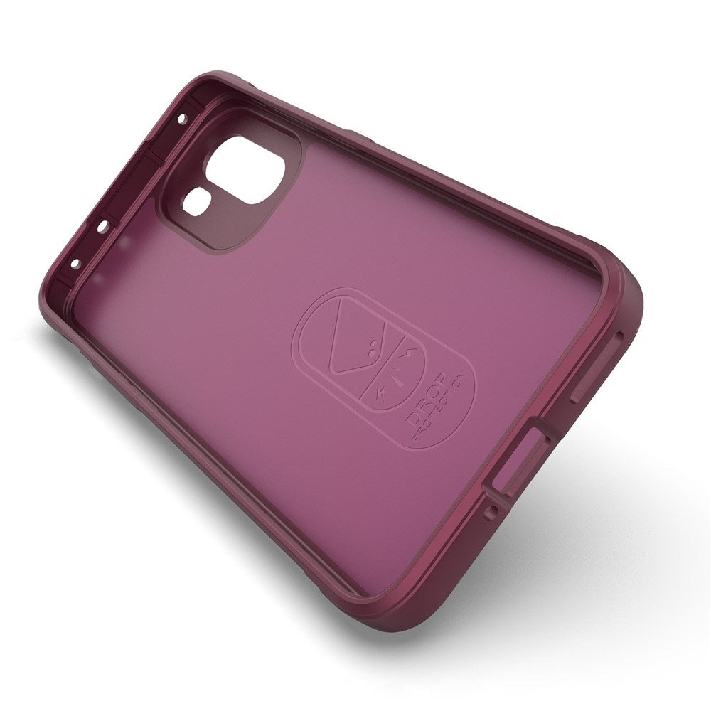 EIDERWOOD OnePlus 15R Fleksibelt Plast Deksel - Mørkrød