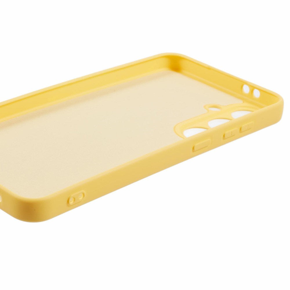 Samsung Galaxy A37 EIDERWOOD Fôret Fleksibelt Plast Deksel - Gul