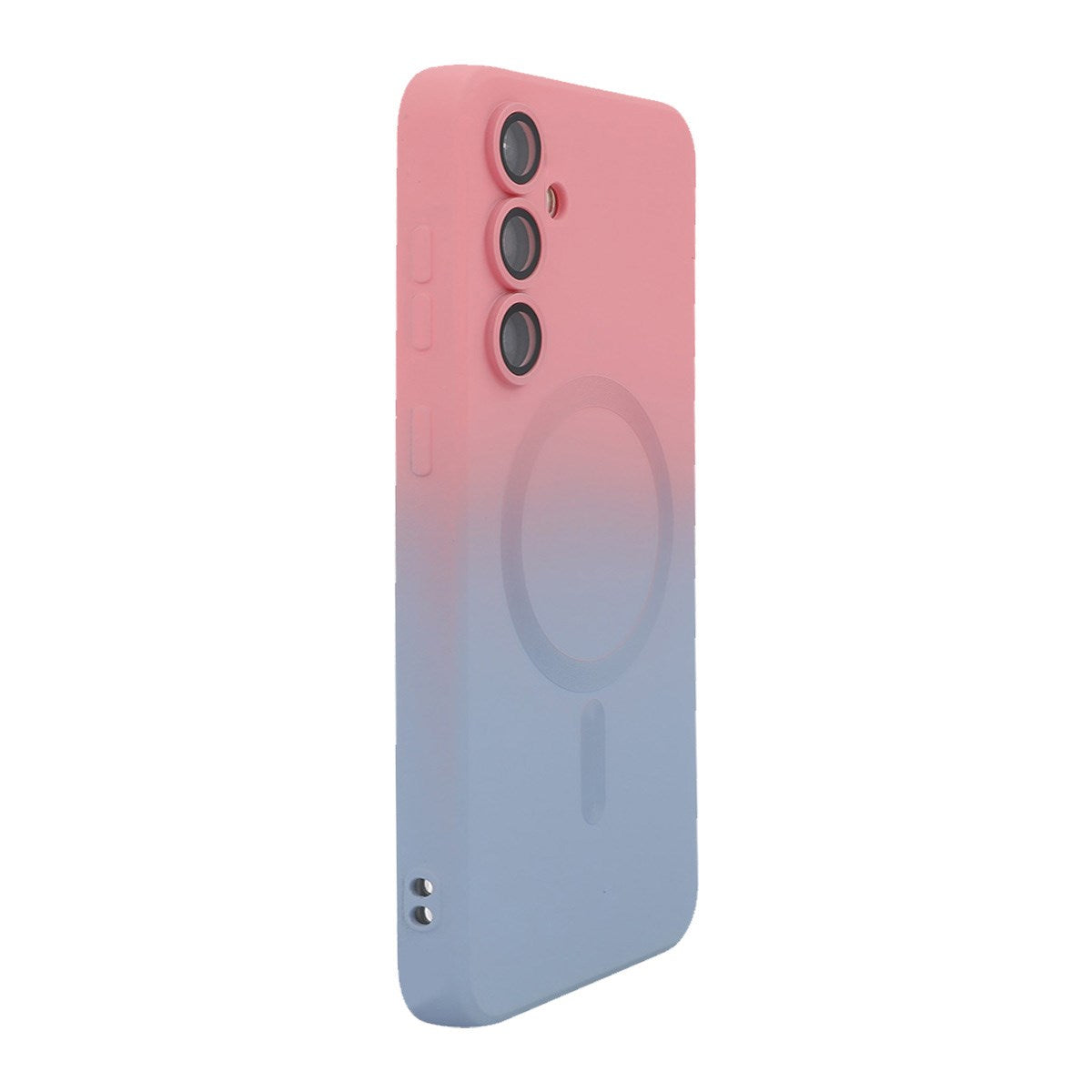 Samsung Galaxy A57 ENKAY Gradient Silikon Deksel - Rosa / Blå