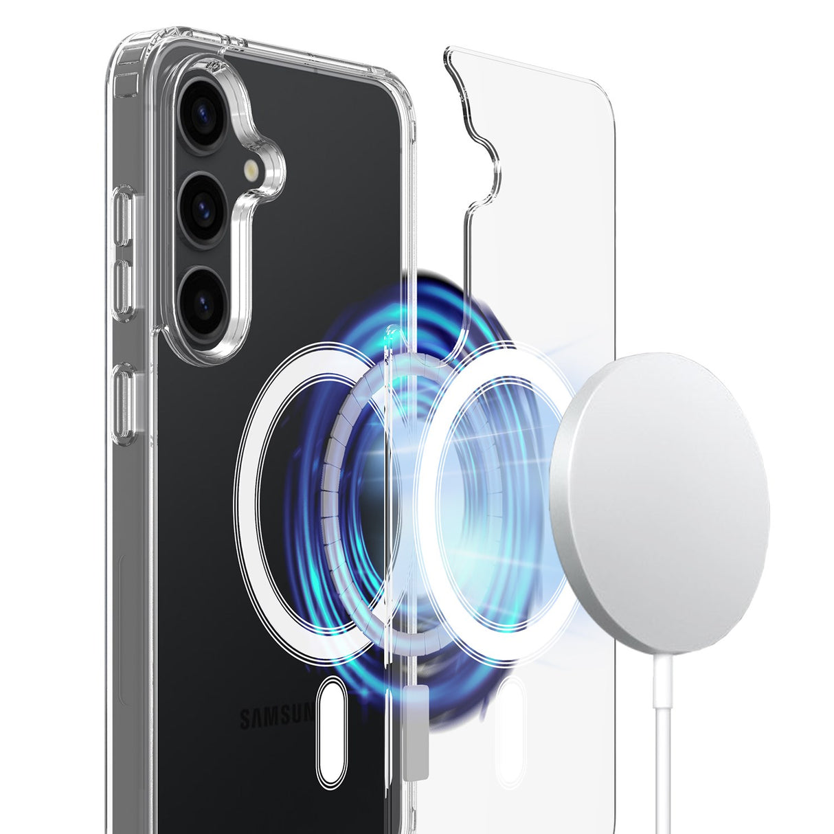 Samsung Galaxy A37 EIDERWOOD Hybrid Deksel - MagSafe Kompatibel - Gjennomsiktig