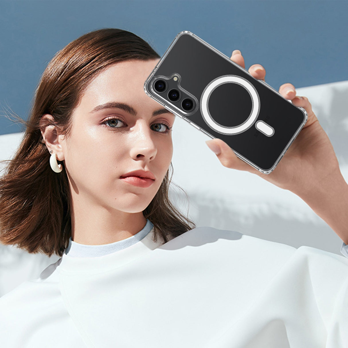 Samsung Galaxy A37 EIDERWOOD Hybrid Deksel - MagSafe Kompatibel - Gjennomsiktig
