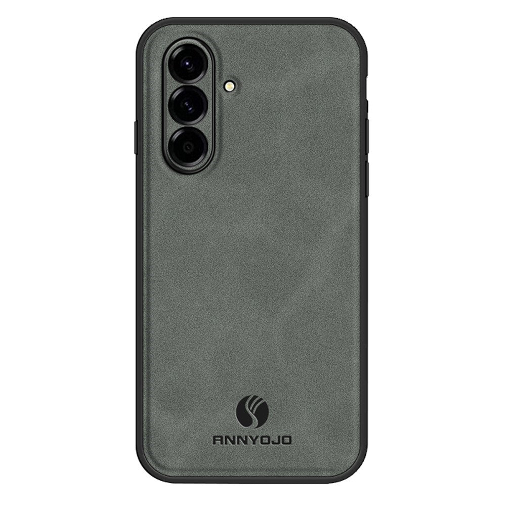 Samsung Galaxy A27 EIDERWOOD Hybrid Deksel med Kunstskinn – Grå