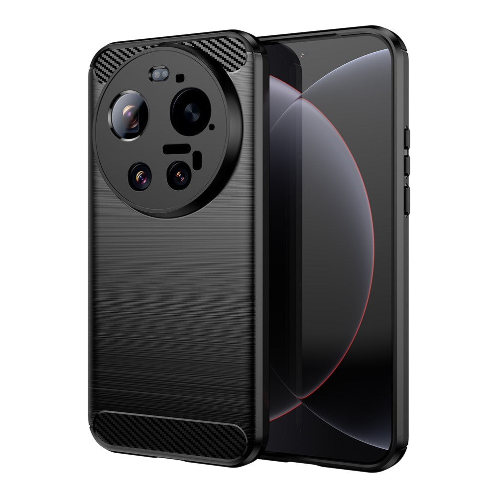 Xiaomi 17 Ultra EIDERWOOD Brushed Carbon Deksel - Svart