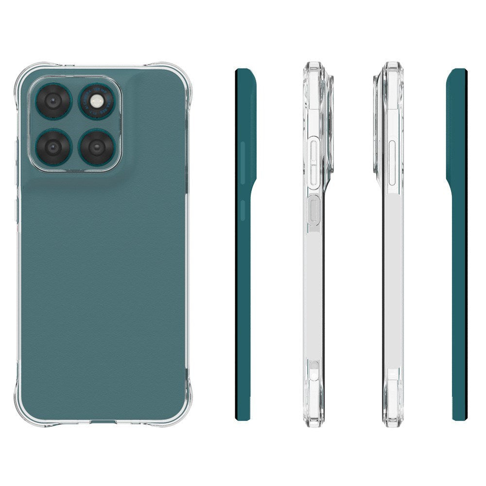 Motorola Moto G77 / G67 EIDERWOOD Fleksibelt Plast Deksel m. Forsterkede Hjørner - Gjennomsiktig