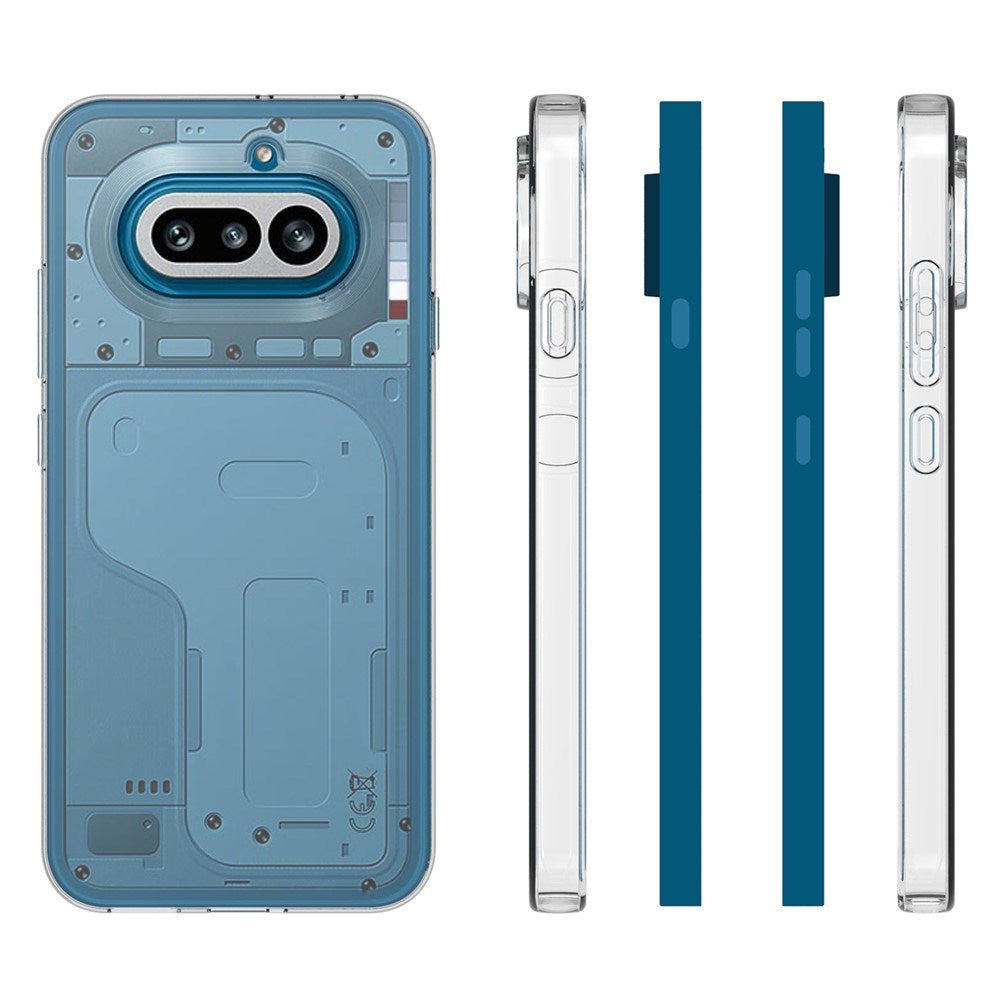 Nothing Phone (4a) EIDERWOOD Fleksibelt Plast Deksel - Gjennomsiktig