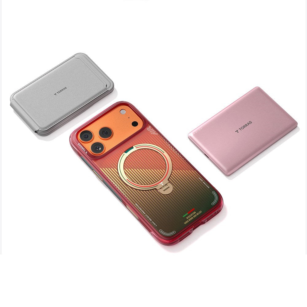 iPhone 17 Pro Max TORRAS Ostand Q3 Air Deksel med 360° Støtte – MagSafe Kompatibel - Glory Slash