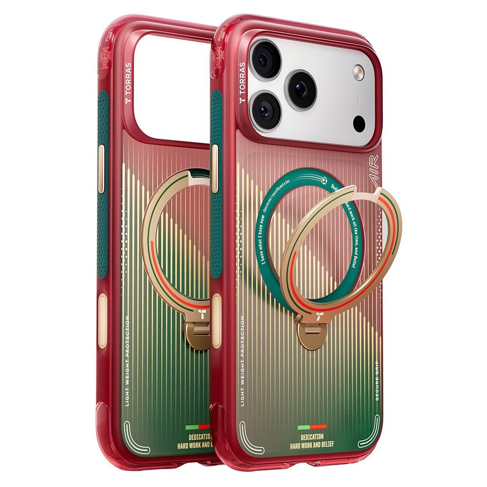 iPhone 17 Pro TORRAS Ostand Q3 Air Deksel med 360° Støtte – MagSafe Kompatibel - Glory Slash