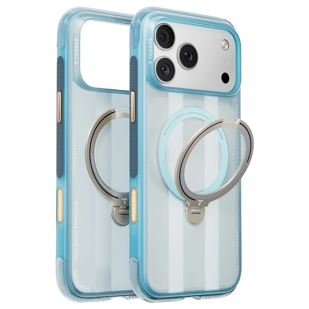 iPhone 17 Pro TORRAS Ostand Q3 Air Deksel med 360° Støtte – MagSafe Kompatibel - Argentina Pampas Eagle