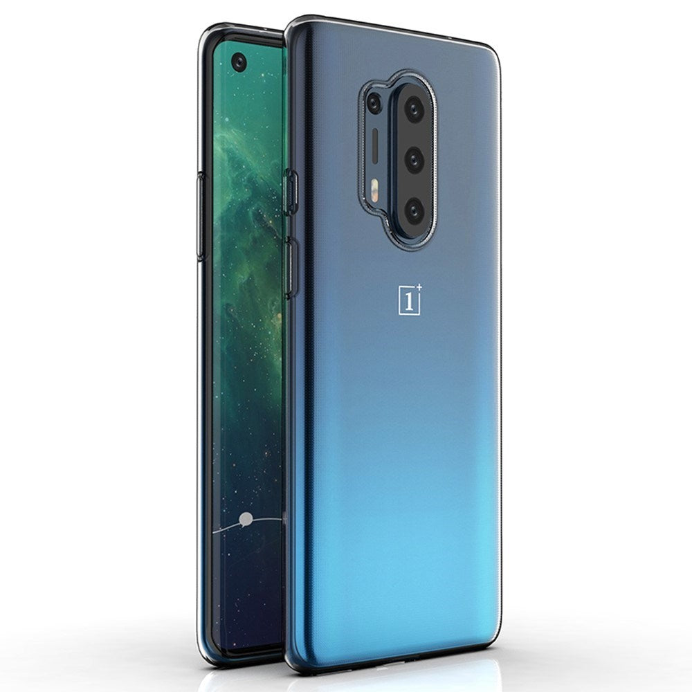 EIDERWOOD OnePlus 8 Pro Fleksibelt Plastdeksel - Gjennomsiktig