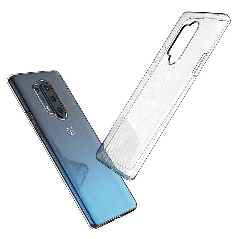 EIDERWOOD OnePlus 8 Pro Fleksibelt Plastdeksel - Gjennomsiktig