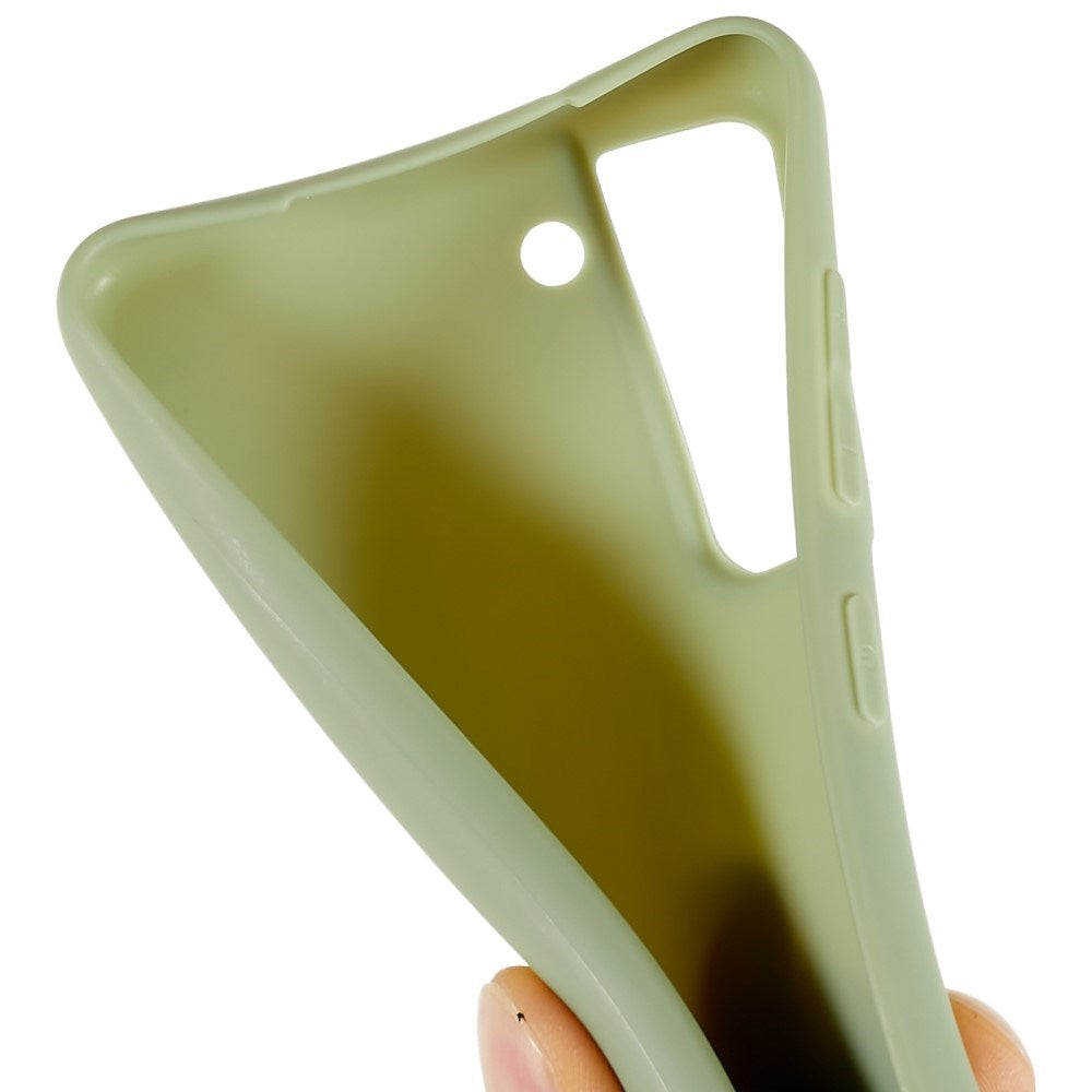 EIDERWOOD Samsung Galaxy S21 FE Fleksibelt Plast Deksel - Grønn