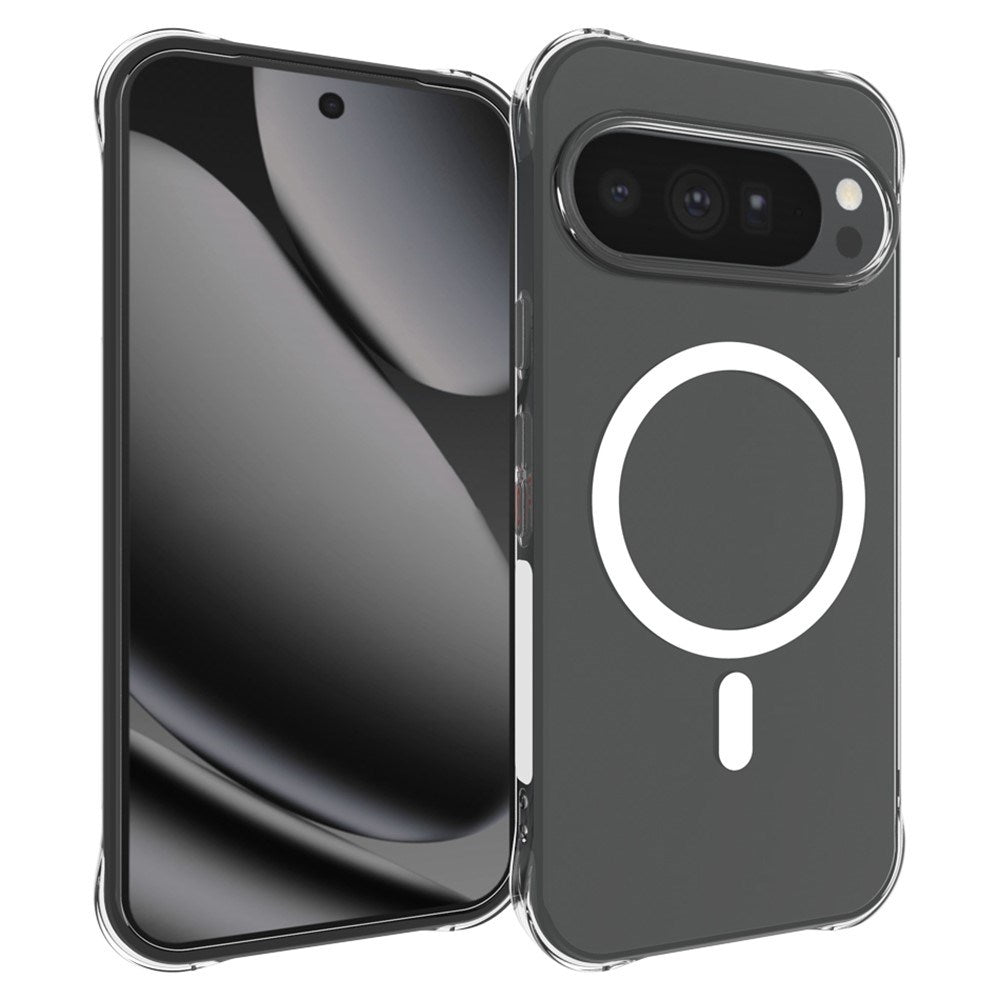 Google Pixel 11 Pro XL EIDERWOOD Fleksibelt Plast Deksel m. Støtabsorberende Hjørner - MagSafe Kompatibel - Gjennomsiktig