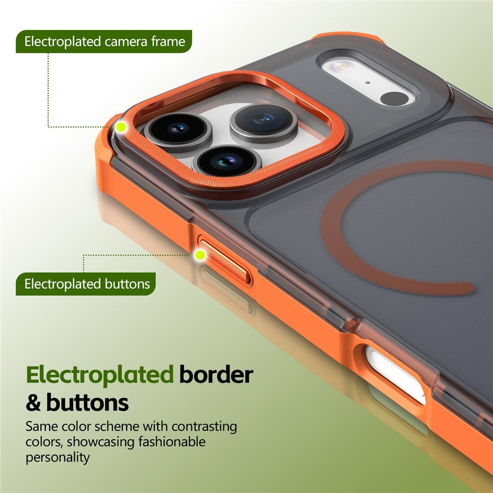 iPhone 17 Pro EIDERWOOD Matt Hybrid Plast Deksel - MagSafe Kompatibel - Oransje
