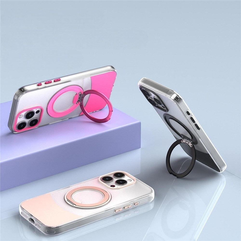 iPhone 17 EIDERWOOD Hybrid Deksel med Stativfunksjon - MagSafe Kompatibel - Gjennomsiktig / Grønn