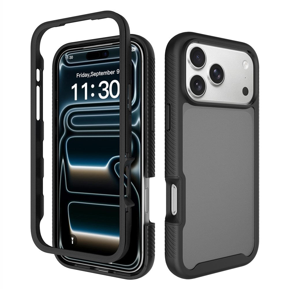 iPhone 18 Pro Max / 17 Pro Max EIDERWOOD Todelt Matt Hybrid Plast Deksel - Svart
