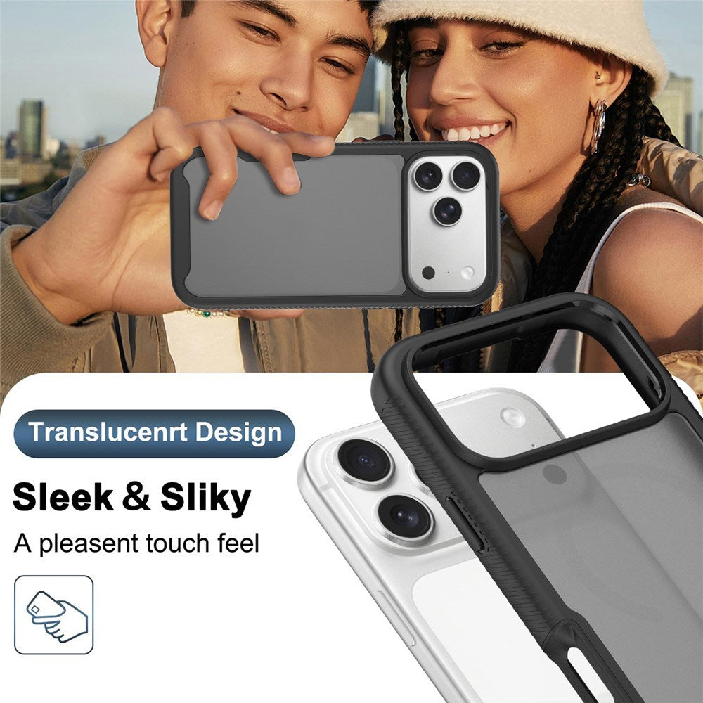 iPhone 18 Pro Max / 17 Pro Max EIDERWOOD Todelt Matt Hybrid Plast Deksel - Svart