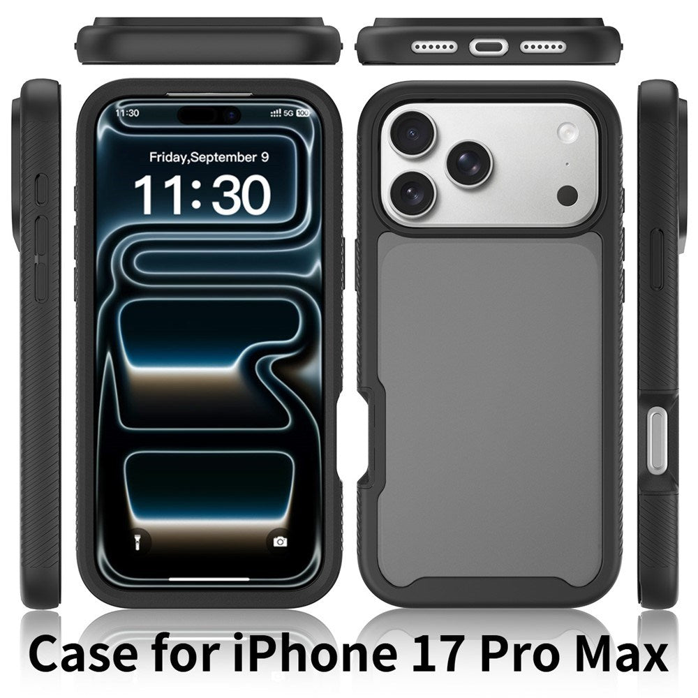 iPhone 18 Pro Max / 17 Pro Max EIDERWOOD Todelt Matt Hybrid Plast Deksel - Svart