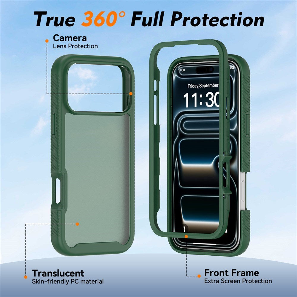 iPhone 18 Pro Max / 17 Pro Max EIDERWOOD Todelt Matt Hybrid Plast Deksel - Grønn