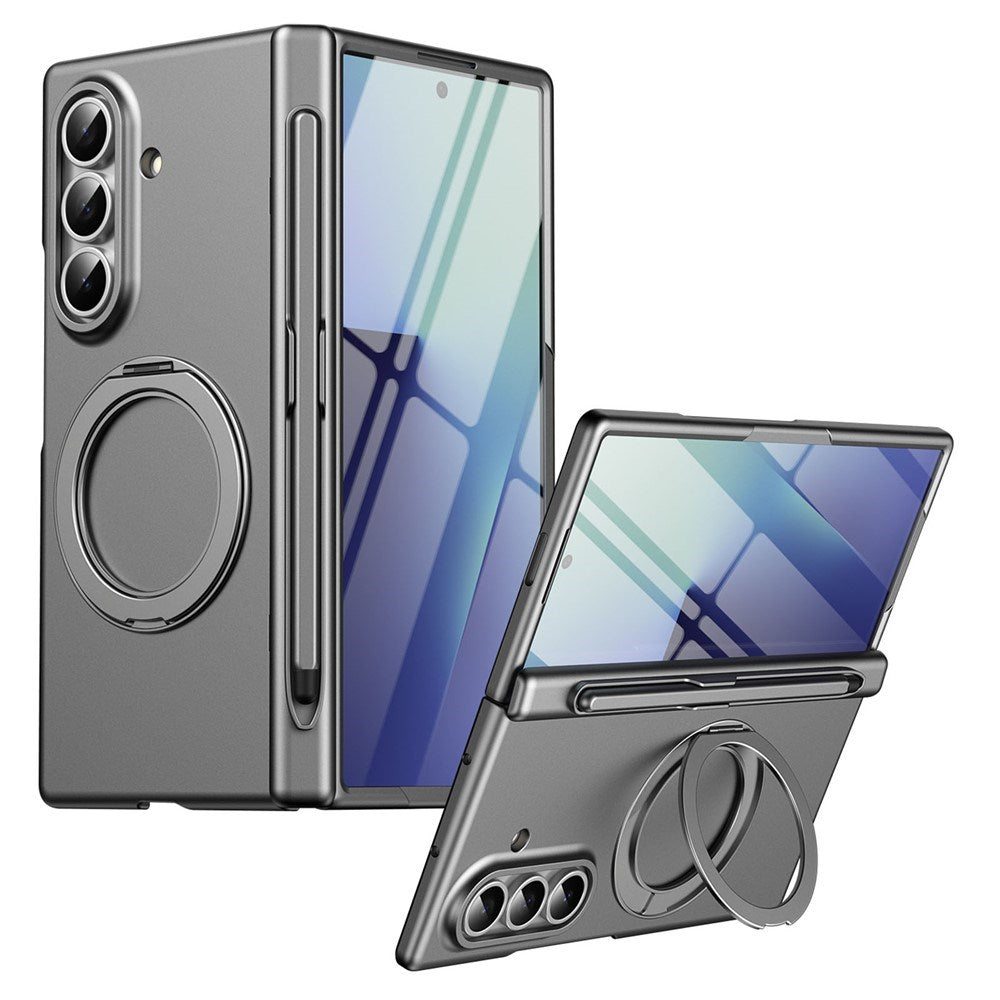 Samsung Galaxy Z Fold8 Ultra EIDERWOOD Deksel med Skjermbeskyttelse & Stativfunksjon - Grå