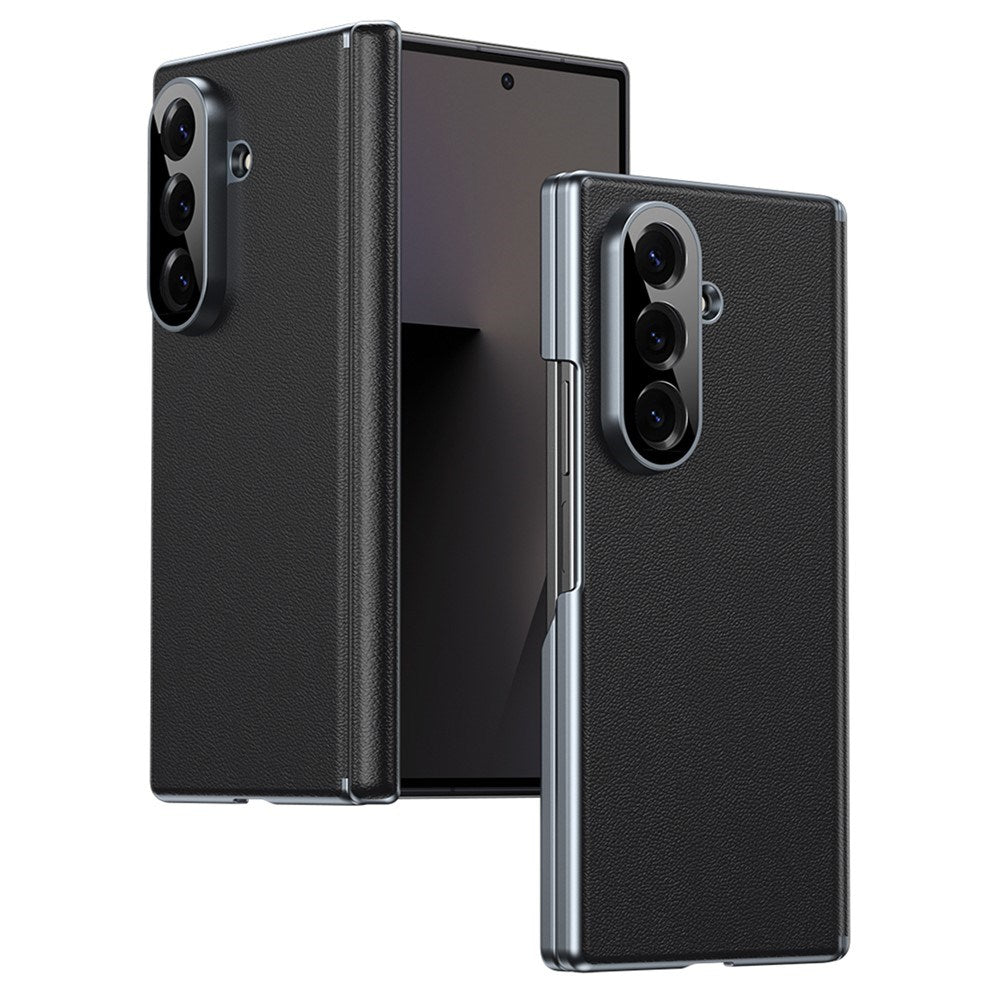 Samsung Galaxy Z Fold8 Kunstskinn Bak Deksel - Svart